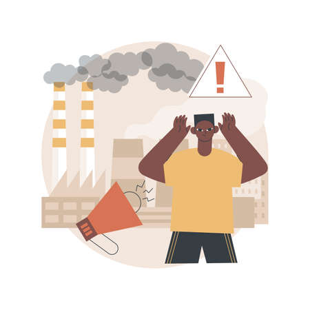 Eco-shaming abstract concept vector illustration.のイラスト素材