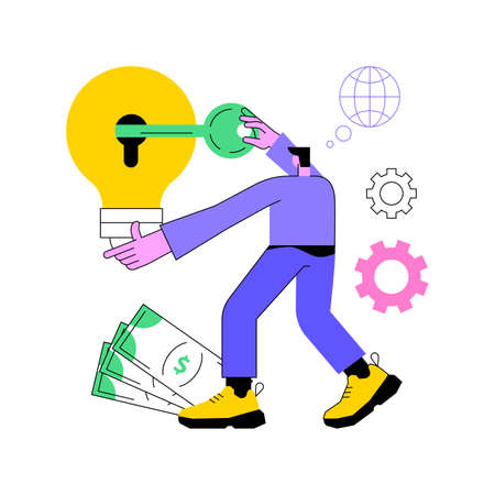 Business opportunity abstract concept vector illustration.のイラスト素材