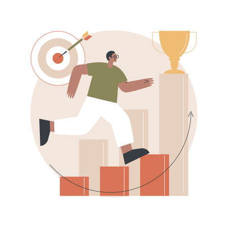 Personal development abstract concept vector illustration.のイラスト素材