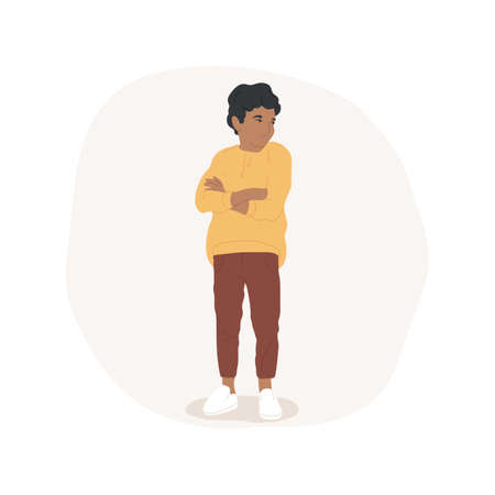 Jealousy isolated cartoon vector illustrations.