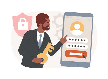 Registration isolated concept vector illustration.のイラスト素材