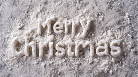 Pumice Stone Merry Christmas concept creative horizontal art poster.の素材