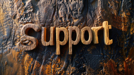 Wooden Shou Sugi Ban Support concept creative horizontal art poster.の素材