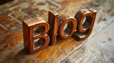 Brown Glossy Surface Blog concept creative art poster.の素材