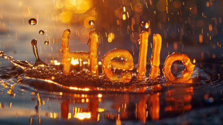 Dawn Hello concept art poster.の素材
