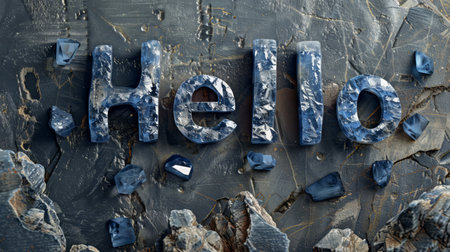 Iolite Crystal Hello concept art poster.の素材