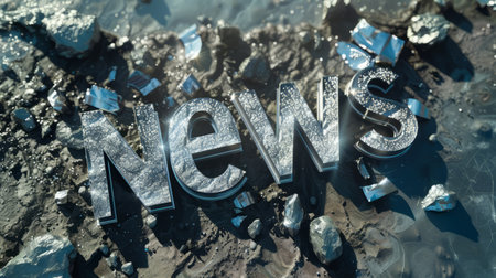 Palladium News concept art poster.の素材