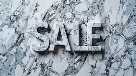 Grey Marble Sale concept art poster.の素材