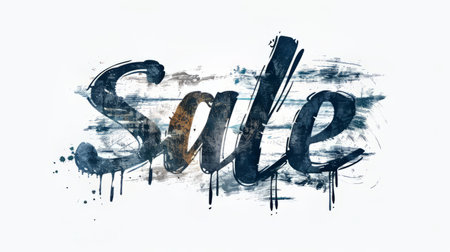 The word Sale created in Hand-Lettering.の素材