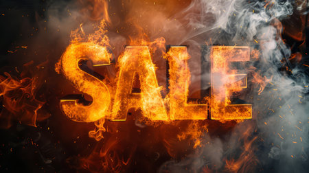 Inferno Sale concept art poster.の素材