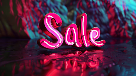 Side Lighting Sale concept art poster.の素材