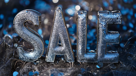 Silver Sale concept art poster.の素材