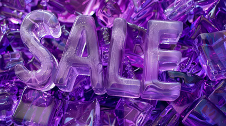 Violet Glass Sale concept art poster.の素材