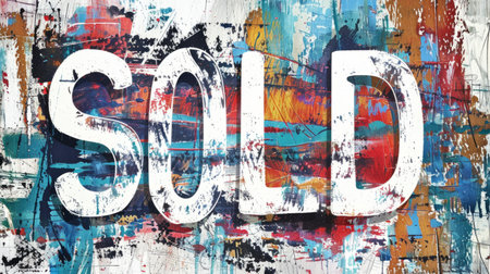 The word Sold created in Altered Art.の素材