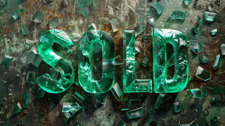Emerald Crystal Sold concept art poster.の素材