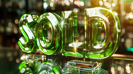 Green Glass Sold concept art poster.の素材