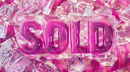 Pink Glass Sold concept art poster.の素材