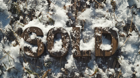 Winter Sold concept art poster.の素材