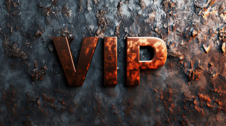 Brown Glossy Surface VIP concept art poster.の素材