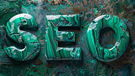 Malachite Crystal SEO concept art poster.の素材