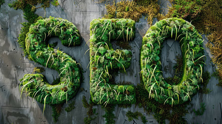 Moss SEO concept art poster.の素材