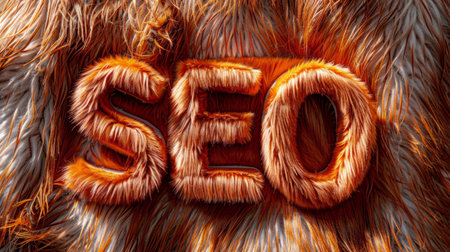 Orange Fur SEO concept art poster.の素材