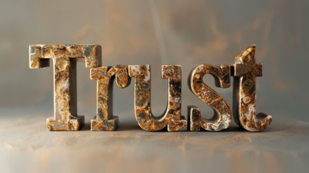 Brown Marble Trust concept art poster.の素材