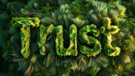 Green Fur Trust concept art poster.の素材