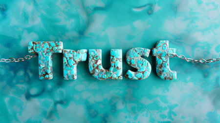 Turquoise Crystal Trust concept art poster.の素材
