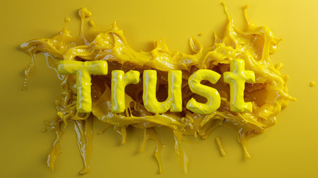 Yellow Slime Trust concept art poster.の素材