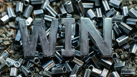 Silver WIN concept art poster.の素材