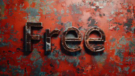 Glossy Leather Free concept art poster.の素材