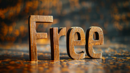 Wooden Mahogany Free concept art poster.の素材