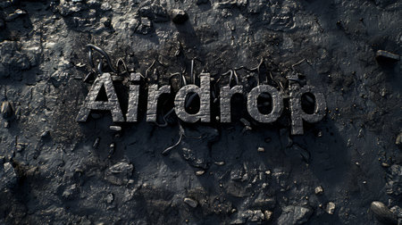 Asphalt Cryptocurrency Airdrop concept art poster.の素材