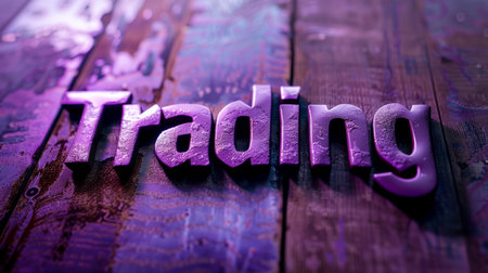 Violet Financial Markets concept art poster.の素材