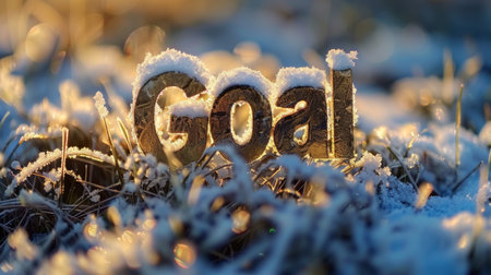 White Gold Success and Target concept art poster.の素材