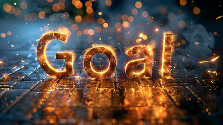 Indirect Lighting Success and Target concept art poster.の素材