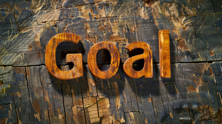 Wooden Rosewood Success and Target concept art poster.の素材