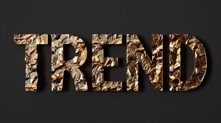 Golden Social media trend concept art poster.の素材