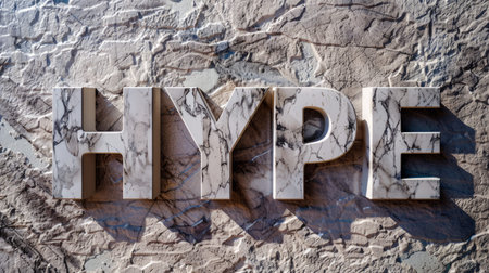 Beige Marble Social media hype concept art poster.の素材