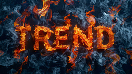 Inferno Social media trend concept art poster.の素材
