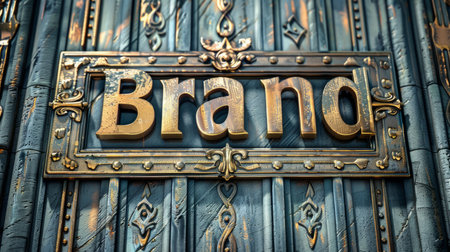 Business Name symbol created in Art Deco Typography.の素材