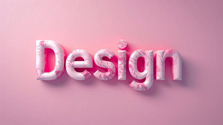 Pink Marble Art and Creativity concept art poster.の素材