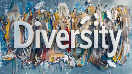 Grey Inclusion and Multiculturalism concept art poster.の素材