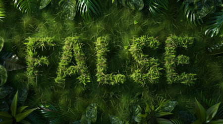 Turf Fake and Misinformation concept art poster.の素材