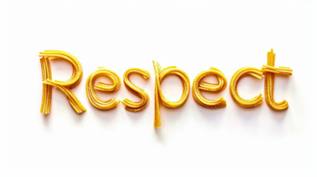 Honor and Appreciation symbol created in Spaghetti Typography.の素材