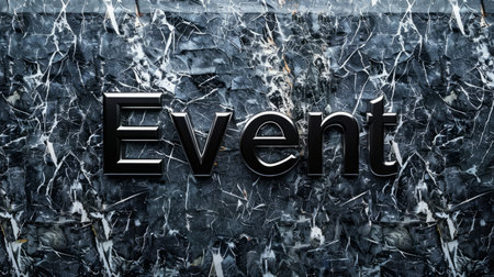 Black Marble Celebration and Party concept art poster.の素材