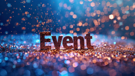 Glitter Celebration and Party concept art poster.の素材