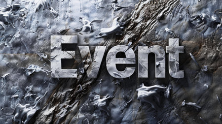 Grey Celebration and Party concept art poster.の素材