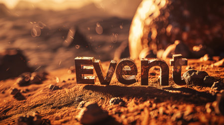 Mars Celebration and Party concept art poster.の素材